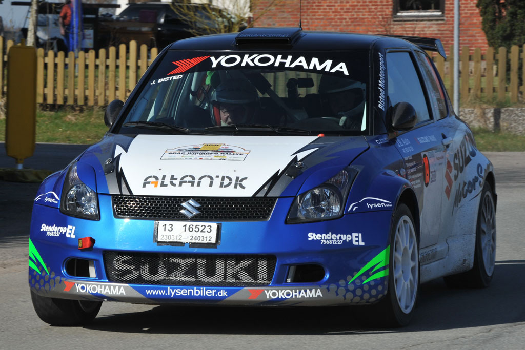 Jesper Bisted og Arne Pagh deltager i JUAL Rally på kørerens hjemmebane
(Foto: Bisted Motorsport)